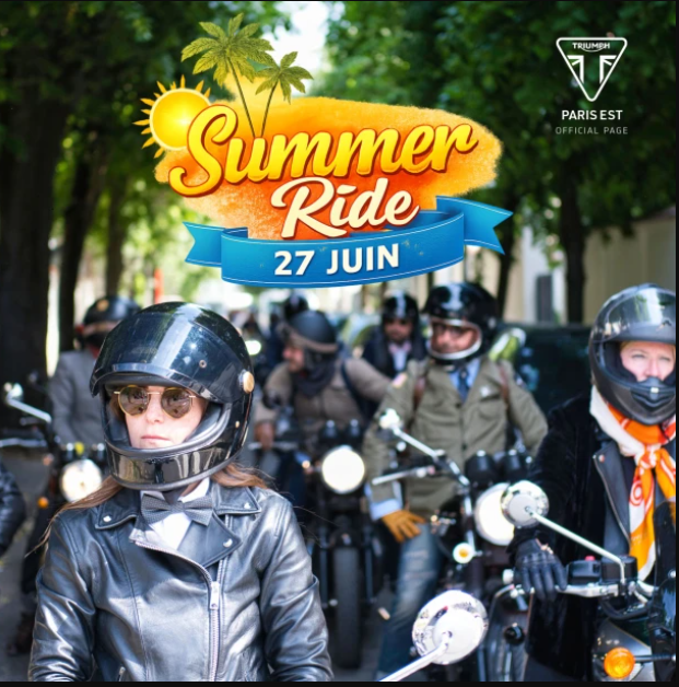 La Summer Ride de Triumph Paris Est
